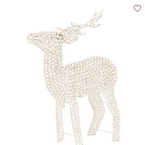 Elegant Crystal Reindeer Decor